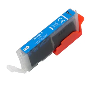 Compatible Canon CLI-571XL High-Yield Cyan Ink Cartridge – Vibrant, Professional-Quality Color