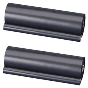 Compatible  PC-102RF Ribbon Refill Rolls - PC-102 Black - 2-Pack