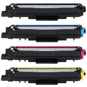 Compatible TN227 Toner Set of 4 Cartridges - High Yield 1 Black, 1 Cyan, 1 Magenta, 1 Yellow