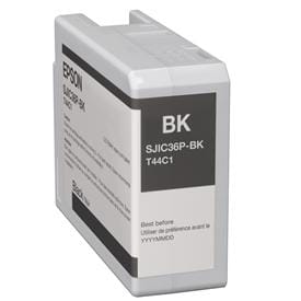 Compatible Gloss Black Ink Cartridge for ColorWorks C6000/C6500 – High-Gloss, Smudge-Resistant Prints